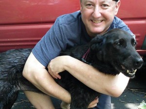 With my miracle dog, Shayna, the inspiration for this site, and this cause.